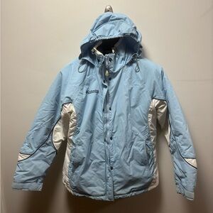 Columbia Women’s Light Blue and White Jacket